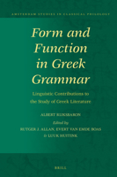Form and Function in Greek Grammar 9004385770 Book Cover