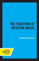 The Tradition of Western Music 0520308166 Book Cover