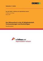 Der Blitzwechsel in die OT-Mitgliedschaft. Voraussetzungen und Rechtsfolgen 3668682410 Book Cover