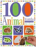 100 Animal Words Sticker Activity Book (100 First Sticker Activity Books) 1786929619 Book Cover