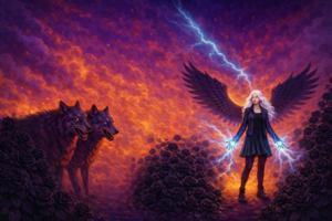 Beneath Scarlett Sky: Echoes of Death & Destiny B0GTVXLK12 Book Cover