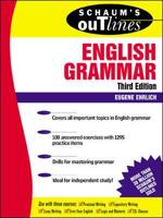 Schaum's Outline of English Grammar 0070190984 Book Cover