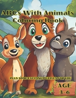 ABCs With Animals Coloring Book B0CL4R9ZN7 Book Cover