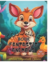 Fantastic Animals: Coloring Book B0CV89PV38 Book Cover