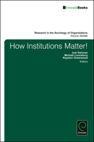 How Institutions Matter! (Part A & B) 1786355884 Book Cover