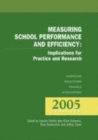 Measuring School Performance And Efficiency 1596670061 Book Cover