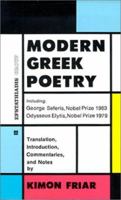 Modern Greek Poetry 9602262435 Book Cover
