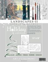 Landscapes 2. Coloring Art Prints. Winter Holiday Edition 0997617535 Book Cover