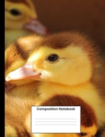 Composition Notebook: Cute Duck College Ruled Notebook Lined Journal Writing Gift 1691793752 Book Cover