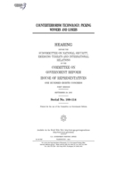Counterterrorism technology: picking winners and losers B0848SQKKV Book Cover