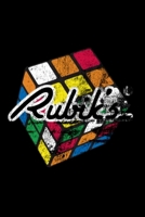 Rubiks Distressed: Blank Lined Notebook Journal for Work, School, Office 6x9 110 page 1677055588 Book Cover
