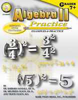 Algebra II Practice Book, Grades 7 - 12 1580373267 Book Cover
