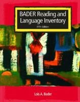 Reading and Language Inventory 0131196170 Book Cover