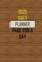 daily calendar 2020 page a day: 6" x 9" notebook for writing.notes.remember.to-DO your daily activities 1659780152 Book Cover