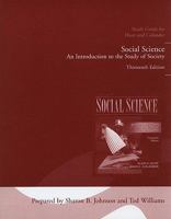 Study Guide to Accompany Social Science 0205020054 Book Cover