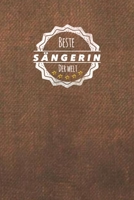 Beste S�ngerin der Welt: Der perfekte Terminplaner f�r Frauen, die Gesagsunterricht nehmen Geschenkidee Geschenke Geschenk 1706124554 Book Cover