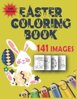 coloring book for kids: 141 Easter Coloring Pages for Kids 3-8 , various and fun activity for baby boys and girls | perfect gift for children B08VR7V9Z3 Book Cover