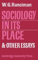 Sociology in Its Place 0521141281 Book Cover