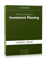 Tools & Techniques of Investment Planning 193982916X Book Cover