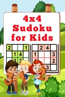 4x4 Sudoku for Kids: 500 Easy Sudoku Puzzles for Children, Easy Sudoku for Kids, Big Book of Sudoku for Kids, Sudoku for Kindergarten B08PXBGW4B Book Cover