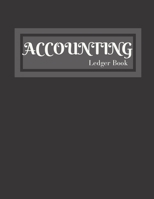Accounting Ledger Book: 8.5 x 11 inches (double-sided), perfect binding, non-perforated 1707077665 Book Cover
