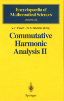 Commutative Harmonic Analysis II: Group Methods in Commutative Harmonic Analysis (Encyclopaedia of Mathematical Sciences) 354051998X Book Cover