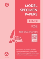 Model Specimen Papers for Hindi 9387660273 Book Cover