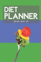 Diet Planner: Food Journal and Activity Tracker, Weight Loss Diet, Three Months Diet Journal (111 Pages, 6 x 9 inches) 1679171968 Book Cover