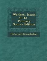 Werken, Issues 42-43 1147783861 Book Cover
