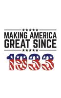 Making America Great Since 1933: Making America Great Since 1933 - USA Patriotic Anniversary 87th Birthday Gift Idea For Eighty Seven Years Old American Patriot Who Make This Country Greatness Every Y 108190299X Book Cover