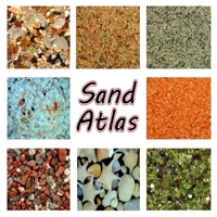 Sand Atlas: Beginner's guide to Arenophile, the fascinating hobby of collecting sand. 1793355010 Book Cover