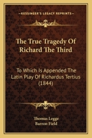 Richardus Tertius (American university studies) 116514557X Book Cover