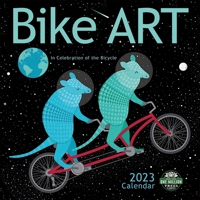 Bike Art 2023 Wall Calendar: In Celebration of the Bicycle | 12" x 24" Open | Amber Lotus Publishing 1631368591 Book Cover
