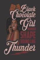 Black Girl Magic Lined Journal: Black Chocolate Girl Wonder Rose Shape Thunder Self CareGratitude6x9 100 Pgs RhymesPoetryPrayerNotebook DiaryAfrican AmericanBlack QueenMelaninGift 1697226639 Book Cover