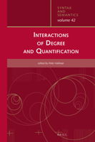 Interactions of Degree and Quantification 900443111X Book Cover