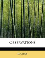Observations 1113849665 Book Cover