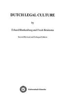 Dutch Legal Culture 9065447660 Book Cover