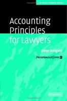 Accounting Principles for Lawyers 0521607221 Book Cover