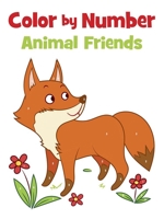 Color By Number Animal Friends 0486842630 Book Cover