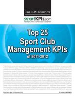 Top 25 Sport Club Management KPIs of 2011-2012 1484156277 Book Cover