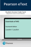 Pearson Etext for Essentials of MIS -- Access Card 0136500714 Book Cover