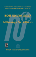 Higher Education Researchits Relationship to Policy and Practiceissues in Higher Education Series (Ihes) Volume 15 0080434525 Book Cover