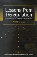 Lessons from Deregulation: Telecommunications and Airlines After the Crunch 0815748191 Book Cover