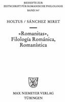 Romanitas - Filologia Romanica - Romanistica 3484523476 Book Cover