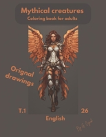 Mythical creatures: Coloring book for everyone B0CCCKW1WJ Book Cover