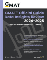 GMAT Official Guide Data Insights Review 2024-2025: Book + Online Question Bank 1394260091 Book Cover