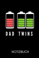 Dad Twins Notizbuch: A5 Notizbuch 52 WOCHEN KALENDER als Geschenk zum Geburtstag f�r Papa Danke-buch F�r V�ter zum Vatertag sch�ne Geburtstagsgeschenkidee Journal 1677084707 Book Cover