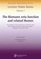 Ramanujan Lecture Notes Series, Vol. 2: The Riemann zeta function and related themes 1571461876 Book Cover