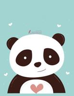 Sketch book: Cute panda cover (8.5 x 11) inches 110 pages, Blank Unlined Paper for Sketching, Drawing, Whiting, Journaling & Doodling (Cute panda (8.5 x 11) inches, 110 pages) (Volume 8) 1719246335 Book Cover