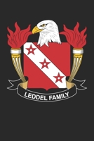 Leddel: Leddel Coat of Arms and Family Crest Notebook Journal (6 x 9 - 100 pages) 1712276875 Book Cover